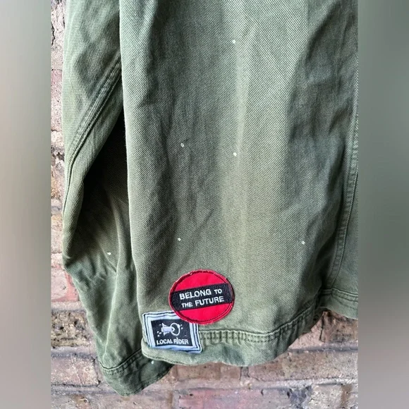 Zara Green Military Field Jacket - Picture 6 of 6